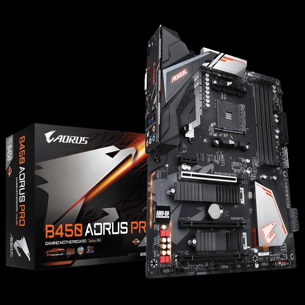 Bo mạch chủ Gigabyte B450 AORUS - Chất lượng, đẹp mắt